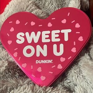 Dunkin' Pink Heart Tin